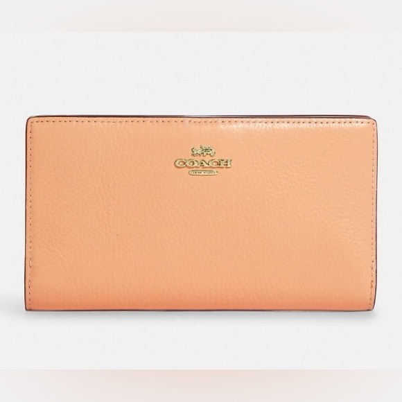 Like NEW! Coach Pink Tammie Shoulder Bag w/ Floral Whipstitch + Matching Wallet - Picture 6 of 16